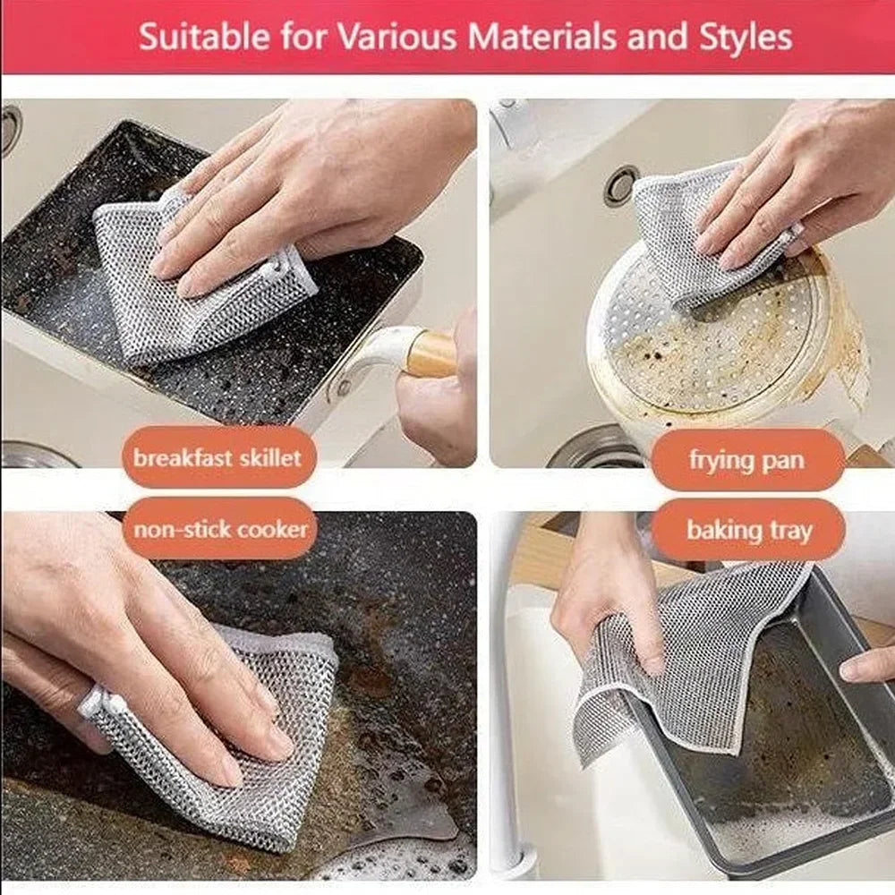 5,10, or 20 Counts Dishwashing Rags