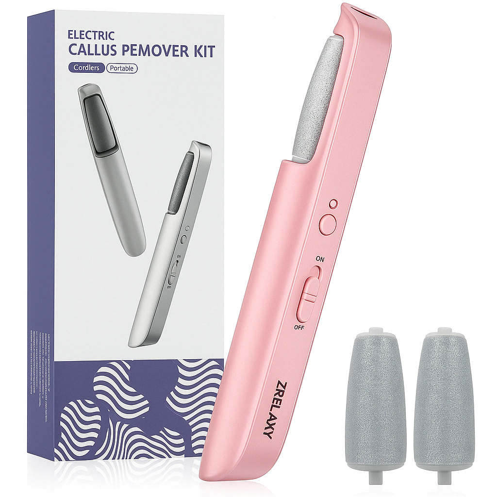 Electric Callus Remover + 1 FREE Anti-Cracking Foot Cream + 6 FREE Foot Care Guides Files