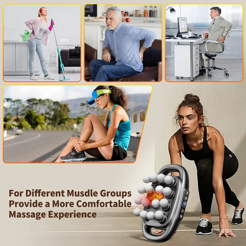 16 Head Massage Gun