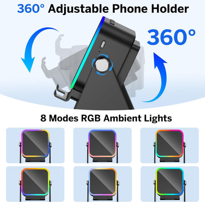 حامل مكبر الصوت التعريفي اللاسلكي