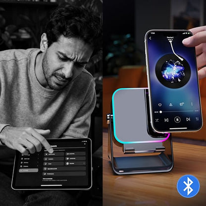 حامل مكبر الصوت التعريفي اللاسلكي